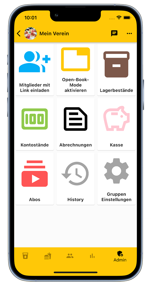 Adminbereich Bierwart App