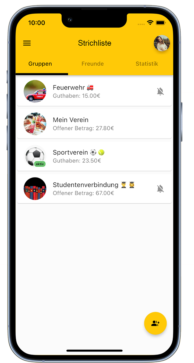 Gruppen Vereins-App